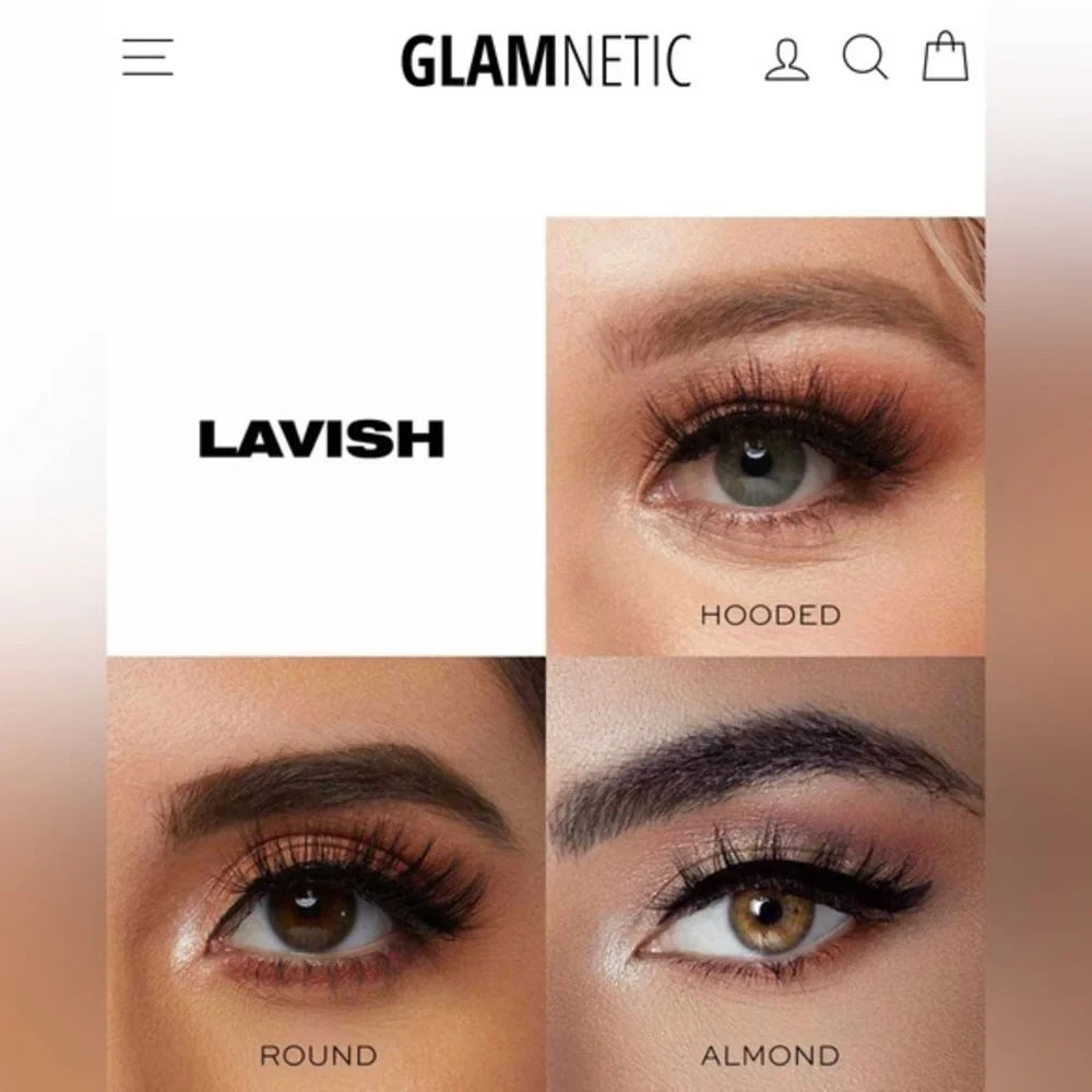 Brand new, Glamnetic magnetic false lashes in style Lavish
